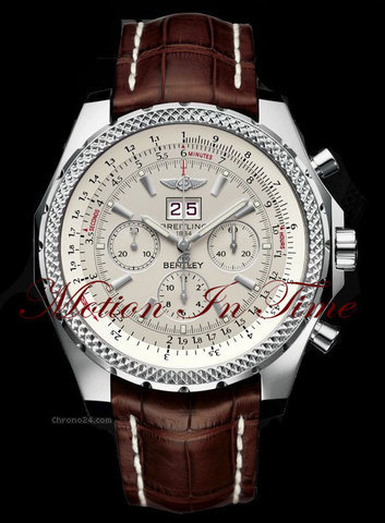 Breitling BENTLEY MOTORS 6.75 "WHITE" STAINLESS STEEL SPECIAL EDITION watches