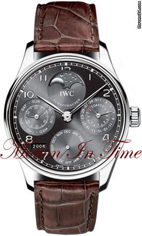 IWC PORTUGUESE PERPETUAL CALENDAR II MOONPHASE WHITE GOLD NEW watches