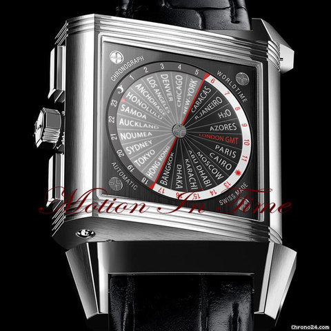 Jaeger-LeCoultre REVERSO SQUADRA WORLD CHRONOGRAPH TITANIUM LIMITED 1500 PCS watches