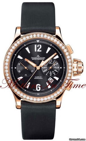 Jaeger-LeCoultre MASTER COMPRESSOR LADIES' CHRONOGRAPH ROSE GOLD DIAMOND NEW watches