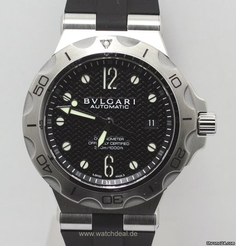 Bulgari Diagono Pro Restyling Acqua NEU incl MWST mit B+P watches