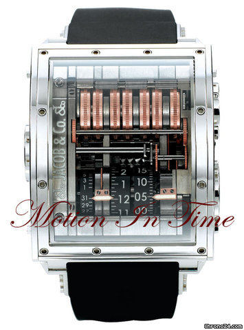Jacob & Co. "THE QUENTTIN" WHITE GOLD - 31 DAY VERTICAL TOURBILLON watches