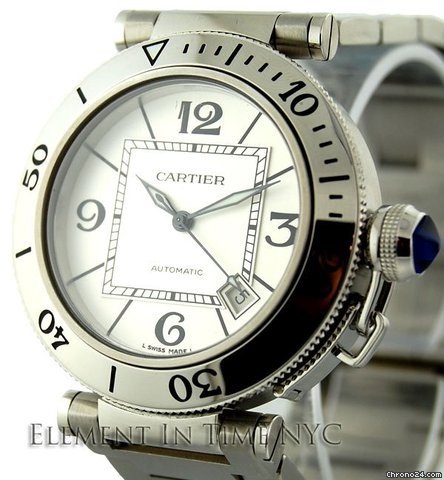 Cartier Pasha Seatimer 40mm Bracelet watches