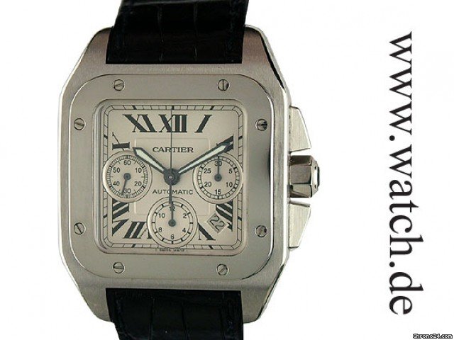 Cartier Santos 100 Chronograph GM gro es Modell 54x41mm watches