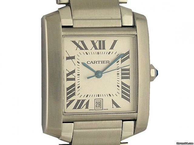 Cartier Tank Francaise GM gro es Modell Stahl 32x28mm watches