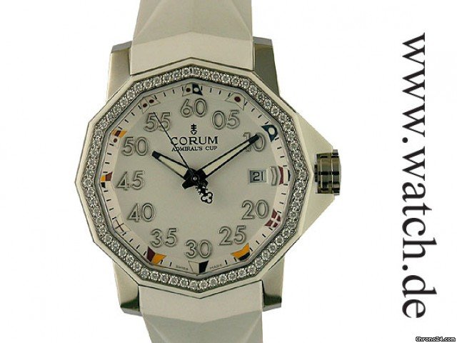 Corum Admirals Cup Competition 40 Diamond Kautschuk 40mm watches