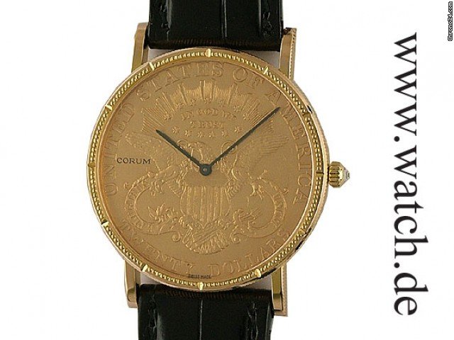 Corum Double Eagle 20 US $ Gold Coin Watch 35mm watches