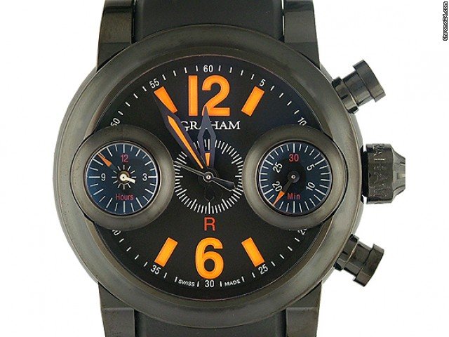 Graham Swordfish Blackknight Orange Limitiert 46mm watches