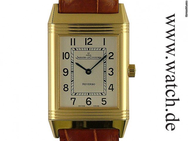 Jaeger-LeCoultre Reverso Medium Modell Quarz 18kt Gelbgold 38x23mm watches
