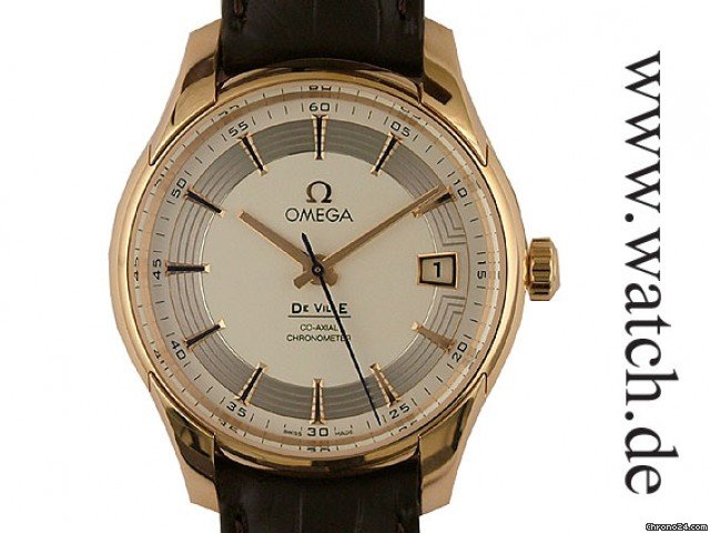 Omega De Ville Hour Vision Co Axial Chronometer 18kt Rosegold 41mm watches