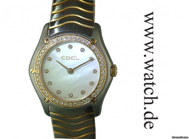 Ebel Classic Lady Stahl/Gelbgold Diamond Perlmutt 27mm watches
