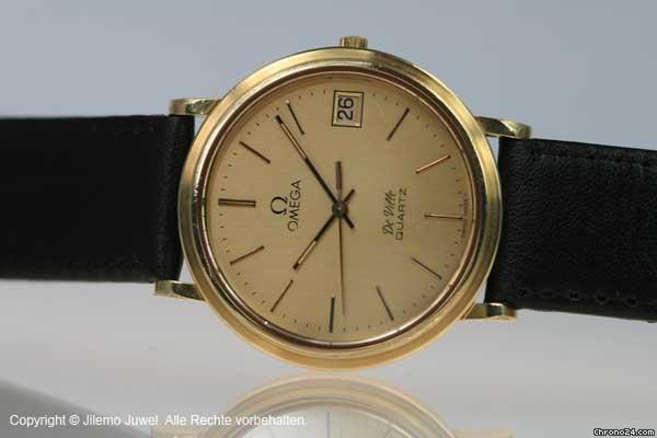 Replica Omega DE VILLE QUARTZ EDELSTAHL / VERGOLDET Watch