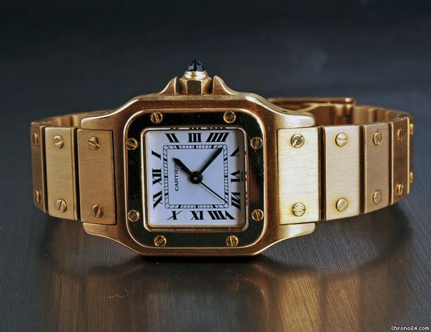 Cartier Santos 18kt Gold watches