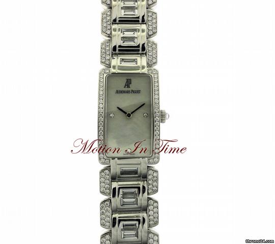 Audemars Piguet LADIES' CLASSIQUE WHITE GOLD BAGUETTE DIAMOND watches