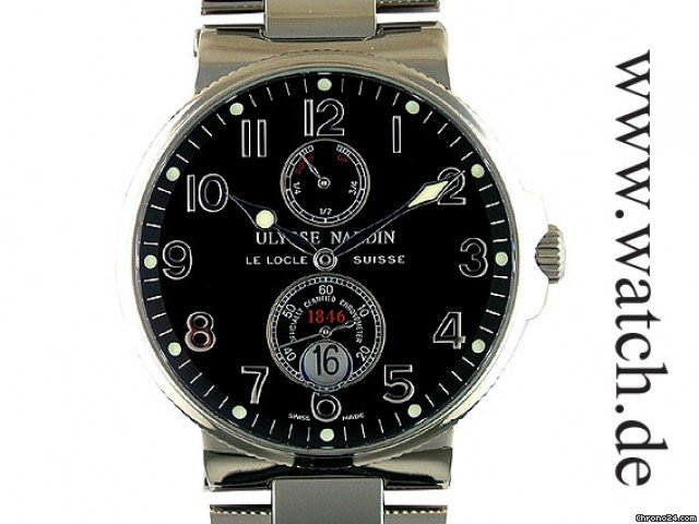Ulysse Nardin Maxi Marine Chronometer Stahl 41mm watches