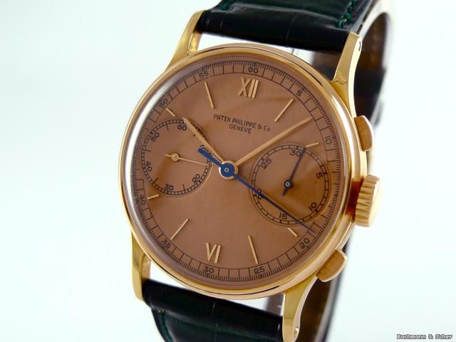 Patek Philippe Chronograph, Ref.130, 18carat rose gold watches