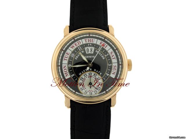Franck Muller 7002 GG GRAND DATE "MASTER DATE" ROSE GOLD RARE 2010 42.5mm watches