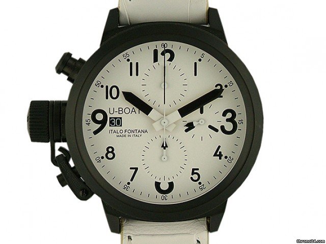 U-Boat Italo Fontana Flightdeck Cab White 43mm watches