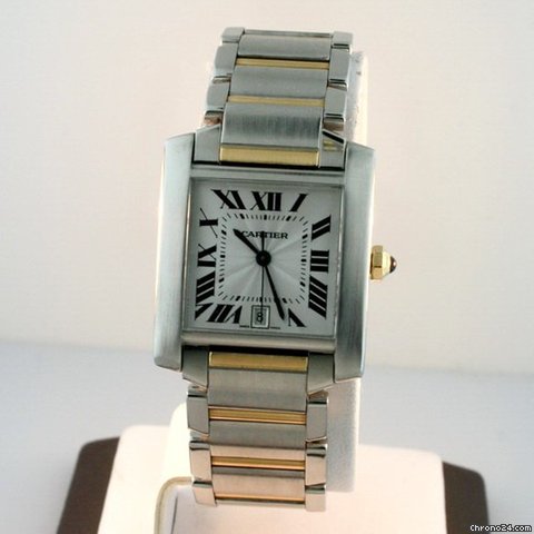 Cartier Tank Francaise Men's Pre-owned W51002Q4 watches