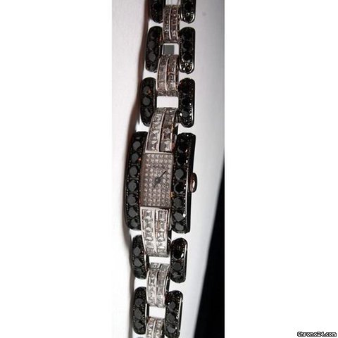 Chopard La Strada Ladies Black and White diamond watch watches