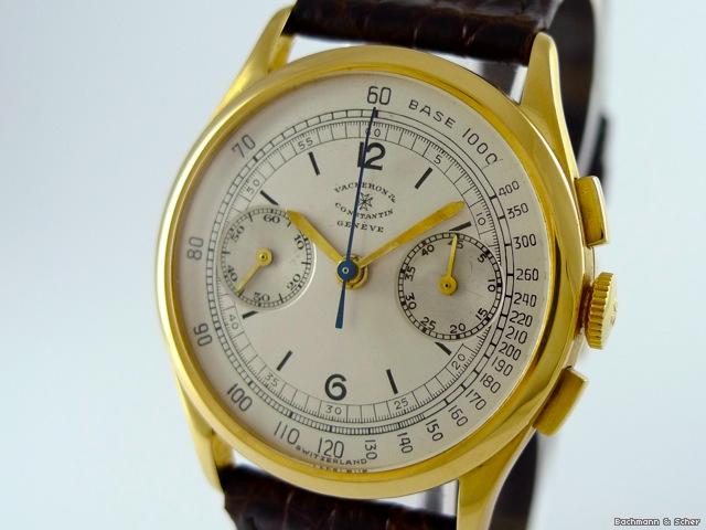 Vacheron Constantin Chronograph, 18k yellow gold watches