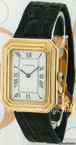 Cartier Octagonal Gent's, Yellow Gold watches