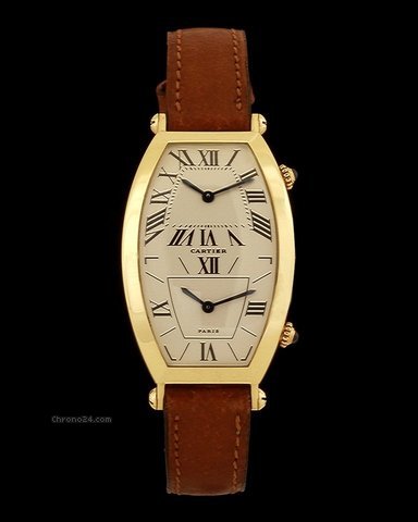 Cartier Privee Tonneau XL Two Time Zone watches