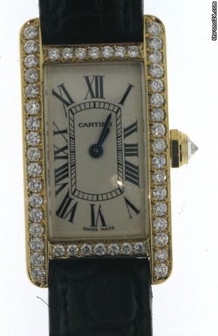 Cartier Tank Americaine Gold watches