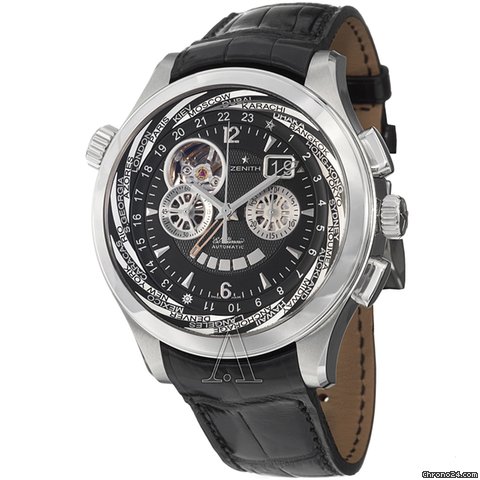 Zenith Men's Class Traveller Open Multicity Watch watches