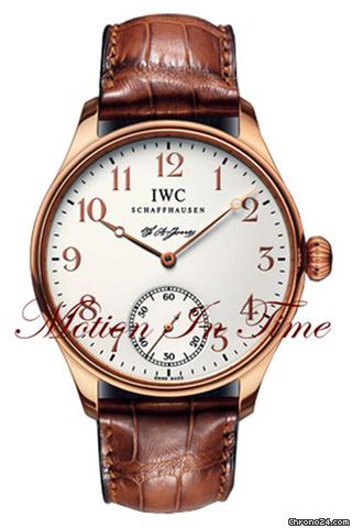IWC Portuguese F.A. Jones Mens - Platinum - PORTUGUESE "F.A. JONES" ROSE GOLD 43mm LIMITED 1000 PIECES watches