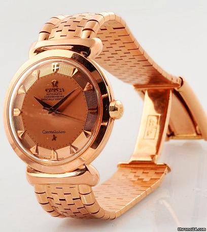 Omega Grand Luxe 18ct rose gold watches