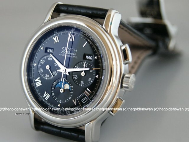 Zenith Chronomaster Moonphase ElPrimero Chrono ITALIAN dial watches