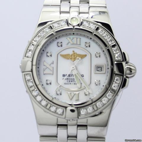 Breitling Galactic 30 Diamant NEU incl MWST mit Box + Papie watches
