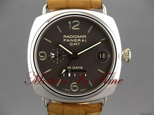 Panerai PAM274 RADIOMIR 10-DAYS GMT PLATINUM "BROWN DIAL" LIMITED 50 watches
