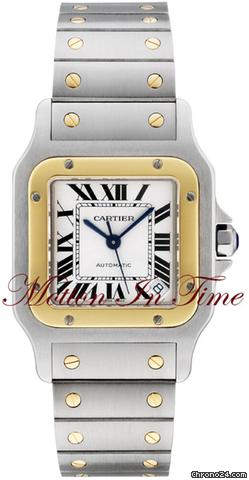 Replica Cartier SANTOS GALBEE MEN'S XL 18KT YELLOW GOLD & STEEL AUTOMATIC Watch