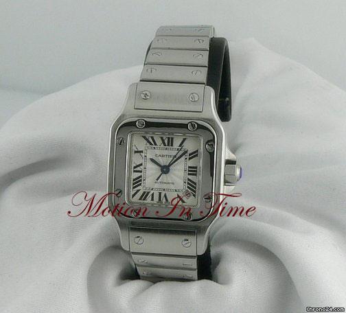 Cartier SANTOS GALBEE LADIES' AUTOMATIC STAINLESS STEEL w/ DATE watches