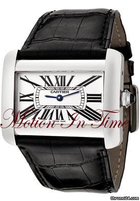 Cartier TANK DIVAN LARGE LADIES' STAINLESS STEEL ON STRAP - NEW watches