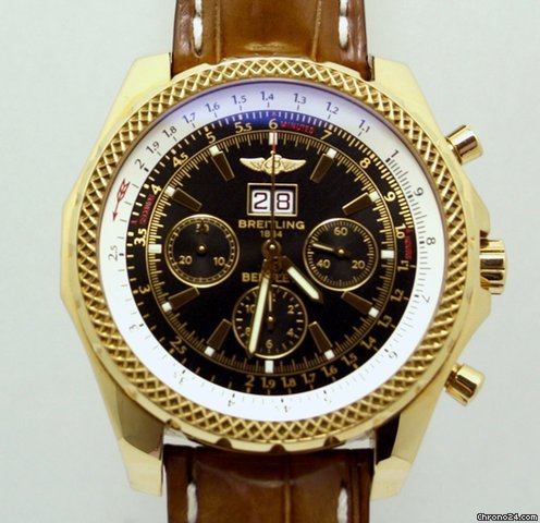 Breitling Bentley 6,75 Gelbgold NEU incl MWST mit Box+Papieren watches