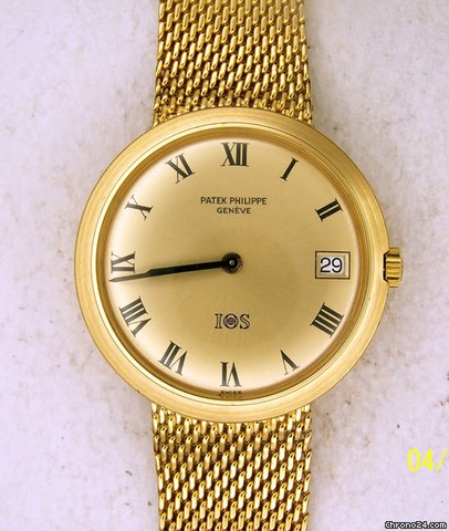 Patek Philippe IOS Million Dollar Associate Yellow Gold Calatrava watches