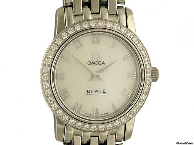 Replica Omega De Ville Prestige Quarz Small Diamond 22mm Watch