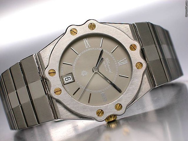 Chopard "ST. MORITZ" Edelstahl Quarz watches