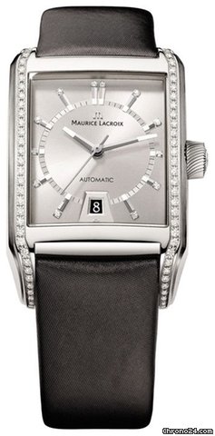 Maurice Lacroix Pontos Rectangulaire Diamonds Neu Box&Papiere ink MwSt watches