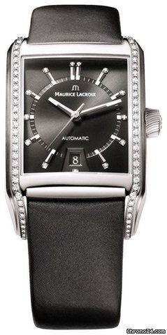 Maurice Lacroix Pontos Rectangulaire Diamonds Neu Box&Papiere ink MwSt watches