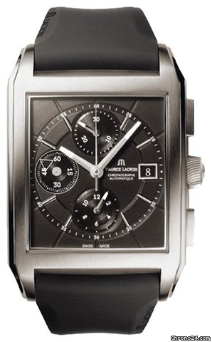 Maurice Lacroix Pontos Rectangulaire Chronograph Neu Box & Papiere ink MwSt watches