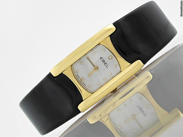 Ebel "BELUGA" 750/- Gold Perlmuttzifferblatt Diamanten Bitte watches