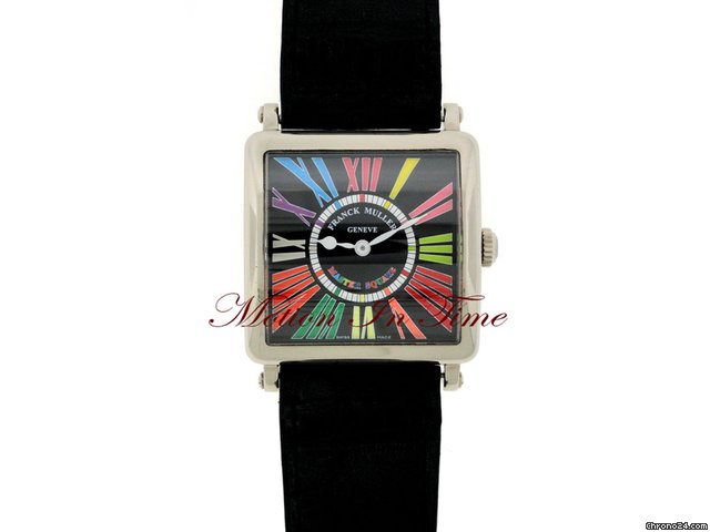 Franck Muller MASTER SQUARE COLOR DREAMS LADIES' WHITE GOLD watches
