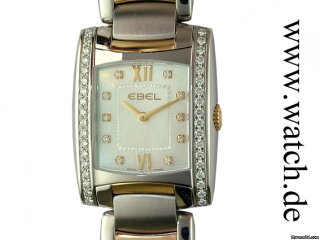 Ebel Brasilia Lady Stahl/Gelbgold Mother of Pearl Diamond 35x28mm watches