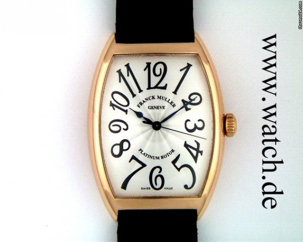 Franck Muller Cintree Curvex Rosegold 47x34mm watches
