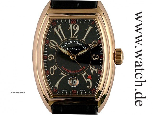 Franck Muller Conquistador Cintree Curvex Rosegold Tonneau 49x35mm watches
