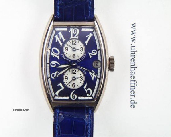 Franck Muller Cintree Curvex Master Banker Weissgold 45x32mm watches